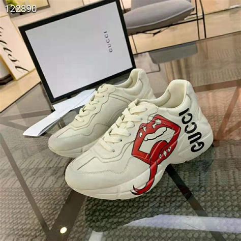 gucci sneakers with mouth|Gucci sneaker for women.